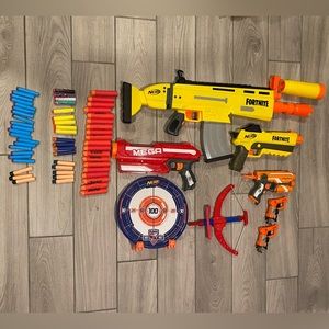 Nerf toy gun bundle